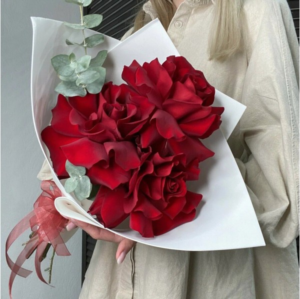 Букет 3 большие розы