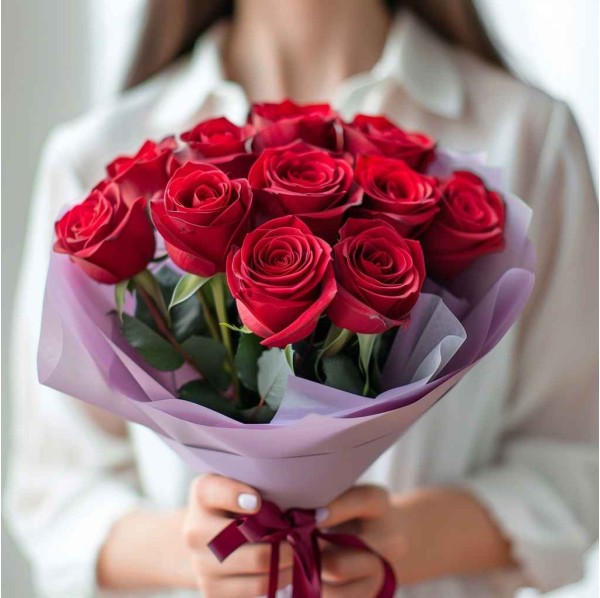 Букет 11 красных роз
