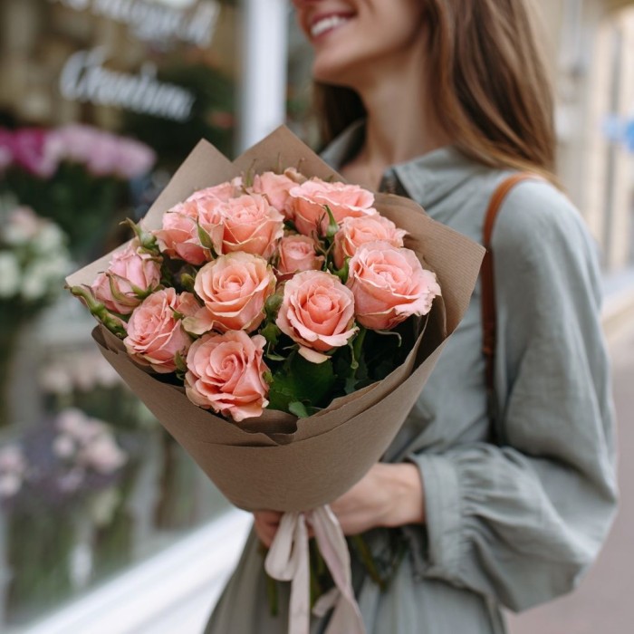 Букет 13 роз Кения