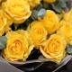 Букет 15 желтых роз