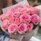 Букет 17 розовых роз