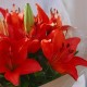 Букет 3 красные лилии