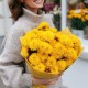 Букет 7 желтых хризантем