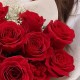 Букет 9 красных роз 50 см