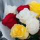 Букет 9 роз микс 50 см