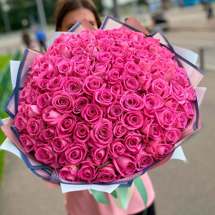 Букет 101 голландская роза