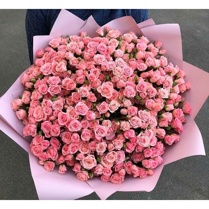 Букет 101 кустовая роза