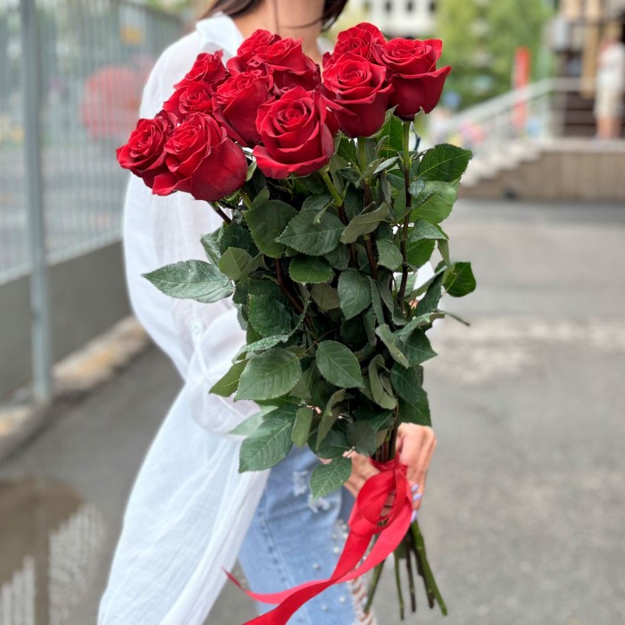 Букет 11 больших роз