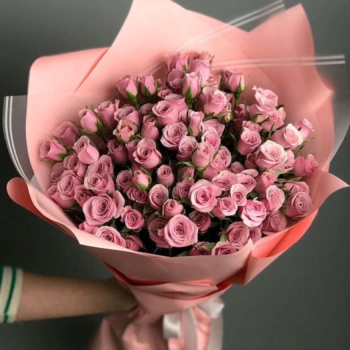 Букет 25 кустовых роз
