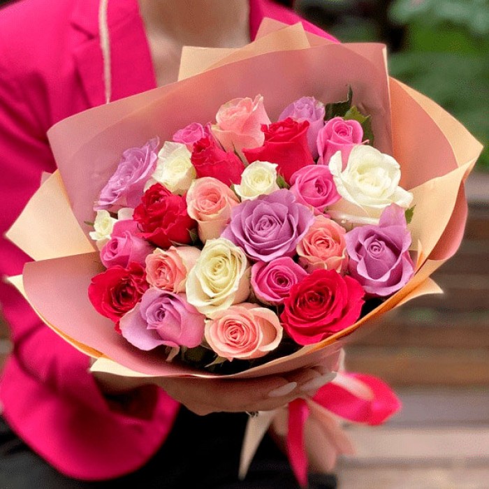 Букет 25 роз Кения