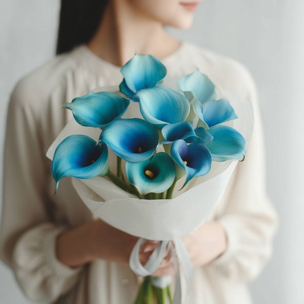 11 синих калл