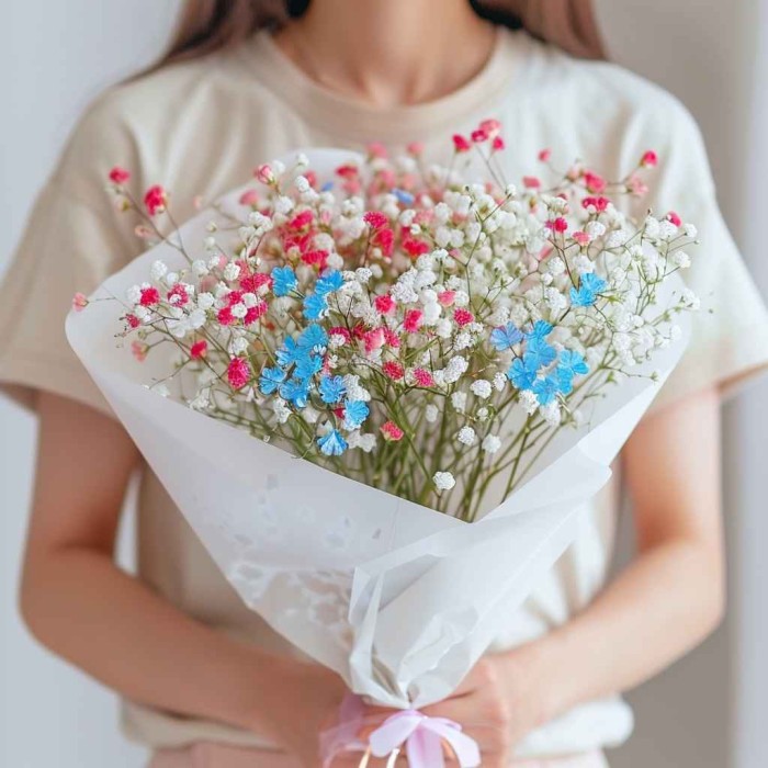 Букет 17 гипсофил микс