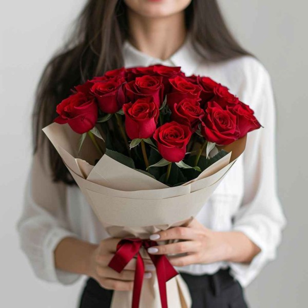 17 голландских роз