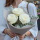 Букет 3 розы в упаковке