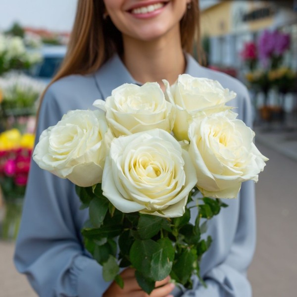 5 голландских роз