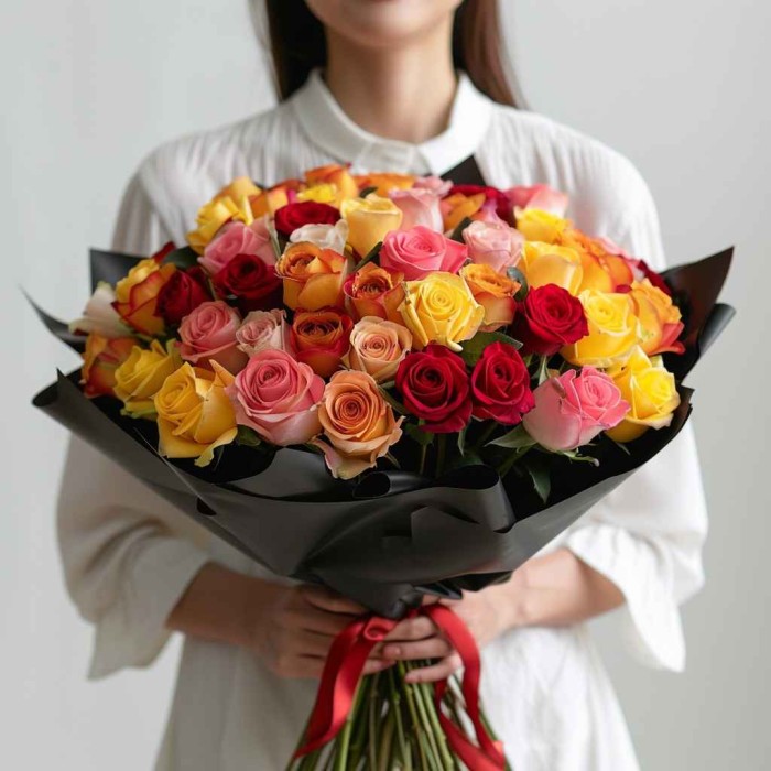 Букет 51 роза Кения