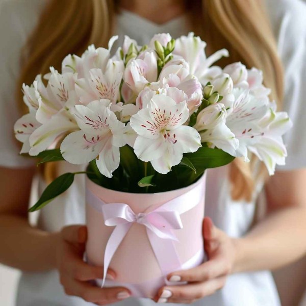 Композиция из альстромерий