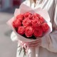 Букет 13 коралловых роз
