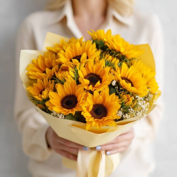 15 подсолнухов