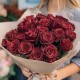 Букет 27 бордовых роз