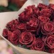 Букет 27 бордовых роз