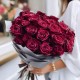 Букет 35 бордовых роз