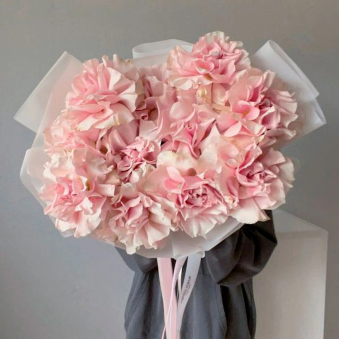 Букет Французские розы в упаковке