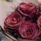 Букет 5 бордовых роз