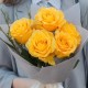 Букет 5 желтых роз