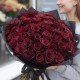 Букет 51 бордовая роза