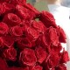 Букет 57 красных роз