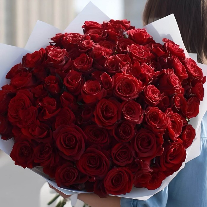 Букет 59 красных роз