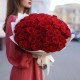 Букет 69 красных роз