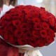 Букет 69 красных роз