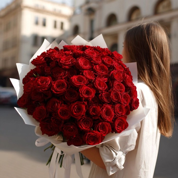 Букет 71 красная роза