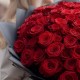 Букет 77 красных роз
