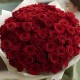 Букет 81 красная роза