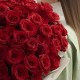 Букет 81 красная роза