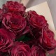 Букет 9 бордовых роз