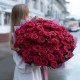 Букет 91 красная роза