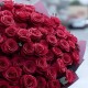 Букет 91 красная роза