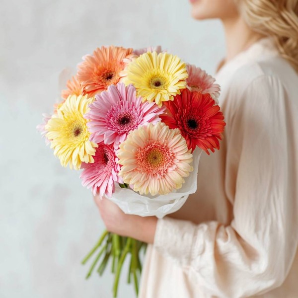 Букет гербер с днем рождения