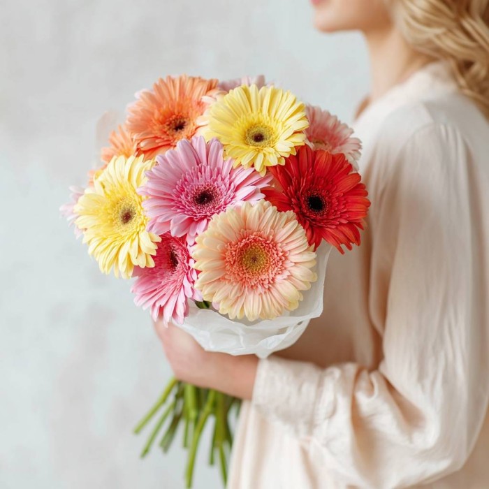 Букет гербер с днем рождения