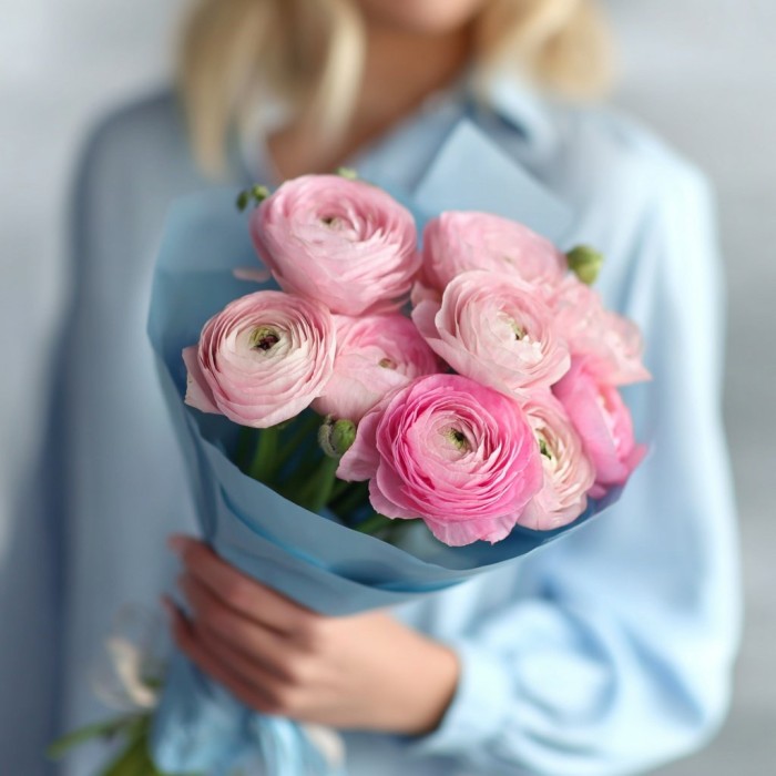 Ранункулюсы Пинк 9 штук