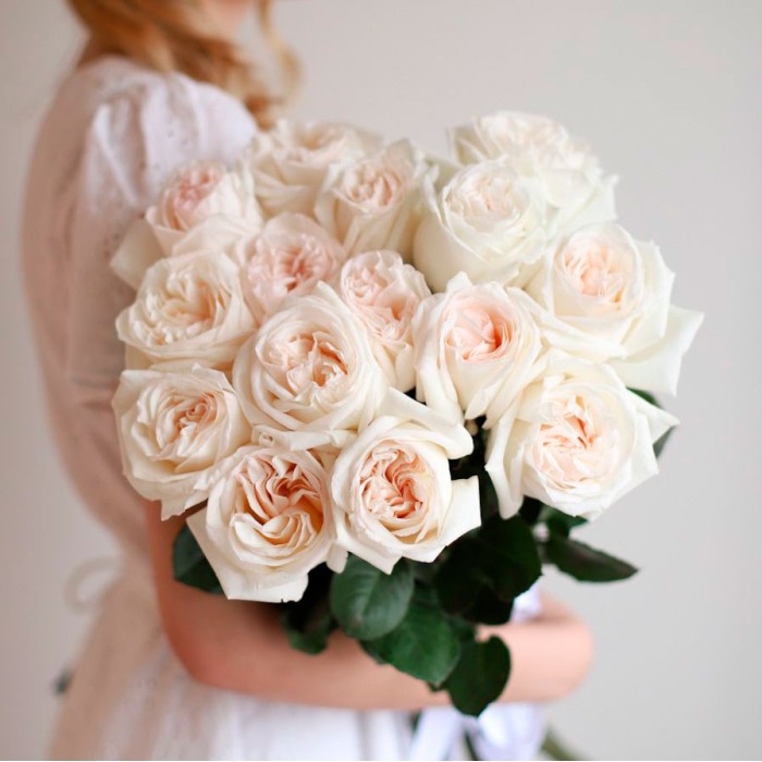 Букет Розы Вайт Охара